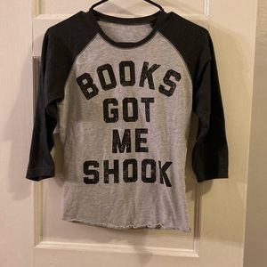 3/4 length sleeved baseball tee